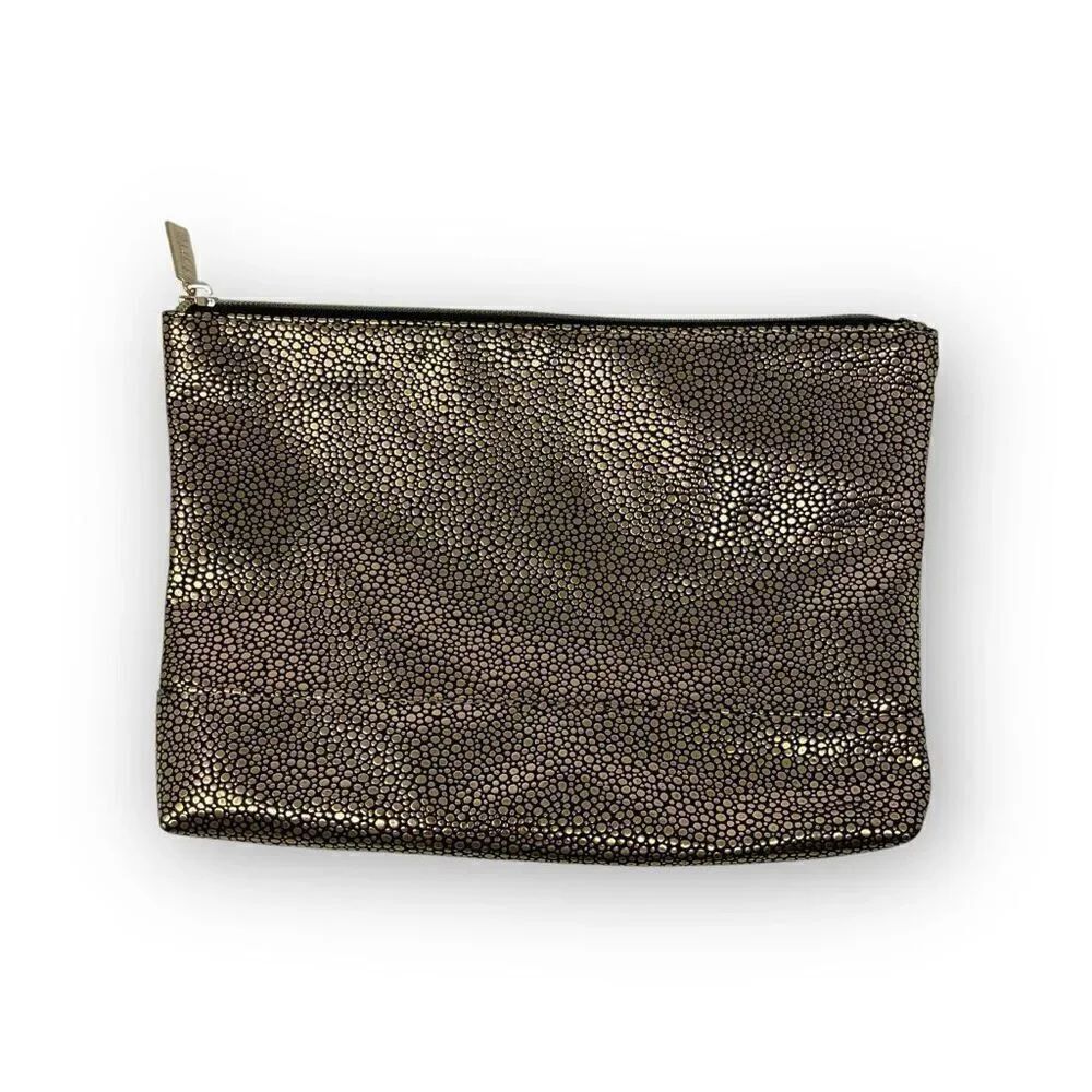 Tarte Cosmetics Women's Gold Getter Cosmetic Zippered Bag AC9 Gold One Size